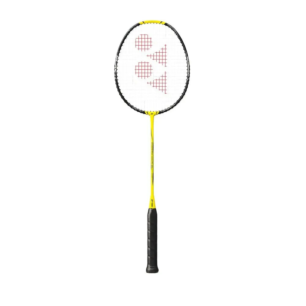 YONEX NANOFLARE 1000 Play Badminton Racquet|4U 5G|Lightning Yellow|Smash Speed|Medium Stiff|AERO Frame|Explosive Sonic Flare System|Head Light| Developed by Japan DeviStore