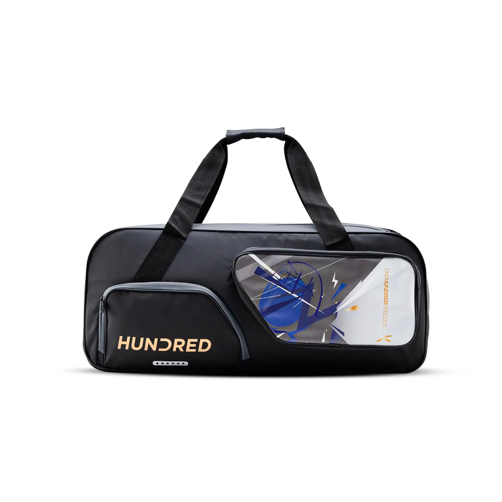 Hundred Monolith Duffle Kit Bag | Spacious Sports Bag with Large Compartment for Badminton and Tennis Rackets, Shoes & Gear | Seprate Shoe Compartment | Ideal for Sports, Gym & Travel DeviStore