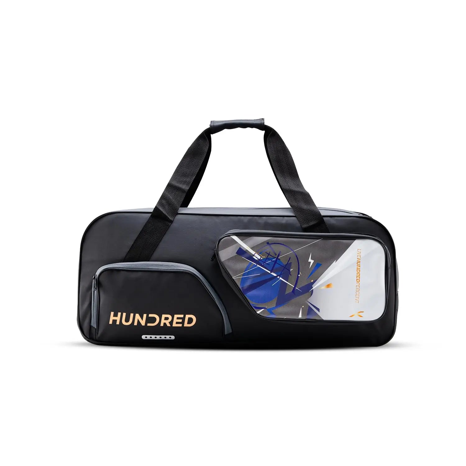Hundred Monolith Duffle Kit Bag | Spacious Sports Bag with Large Compartment for Badminton and Tennis Rackets, Shoes & Gear | Seprate Shoe Compartment | Ideal for Sports, Gym & Travel DeviStore