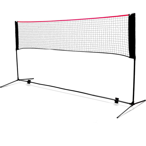 Hacer 5.1M Badminton Net with Foldable Stand Poles & Carry Bag for Outdoor Indoor Backyard School Beach Garden Volleyball and Tennis