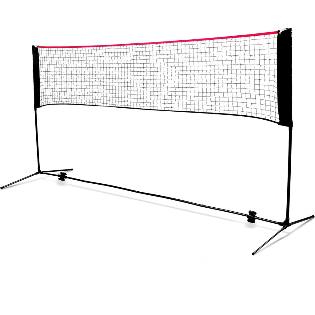 Hacer 5.1M Badminton Net with Foldable Stand Poles & Carry Bag for Outdoor Indoor Backyard School Beach Garden Volleyball and Tennis