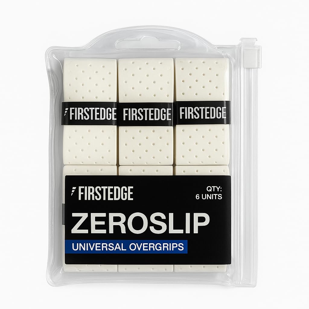 Zeroslip Universal Overgrips | Tennis Racket Grip | Suitable for Pickleball, Padel, Tennis, Badminton & Squash (Pack of 6)