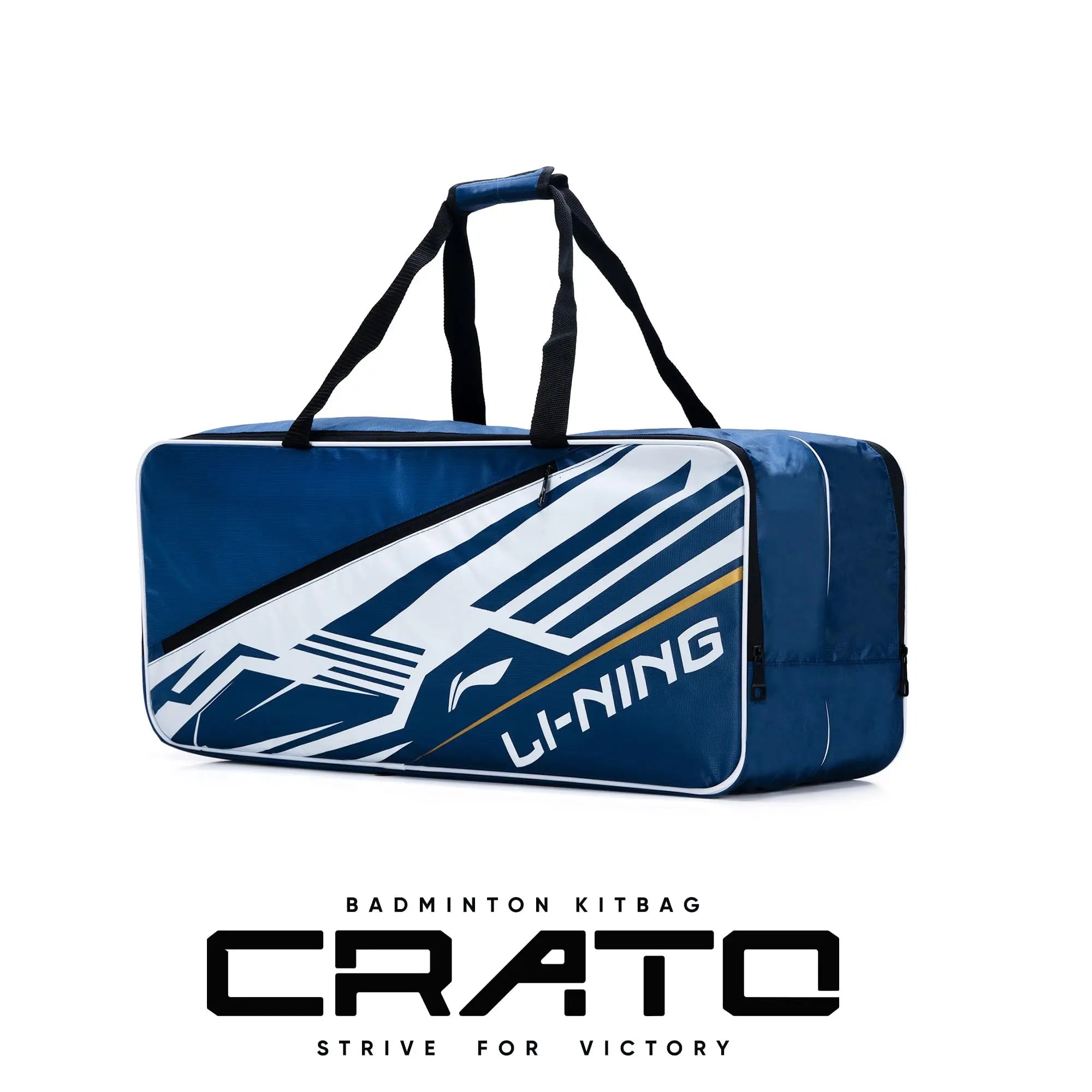 Li-Ning Crato Triple Zipper Polyester Badminton Kit Bag DeviStore