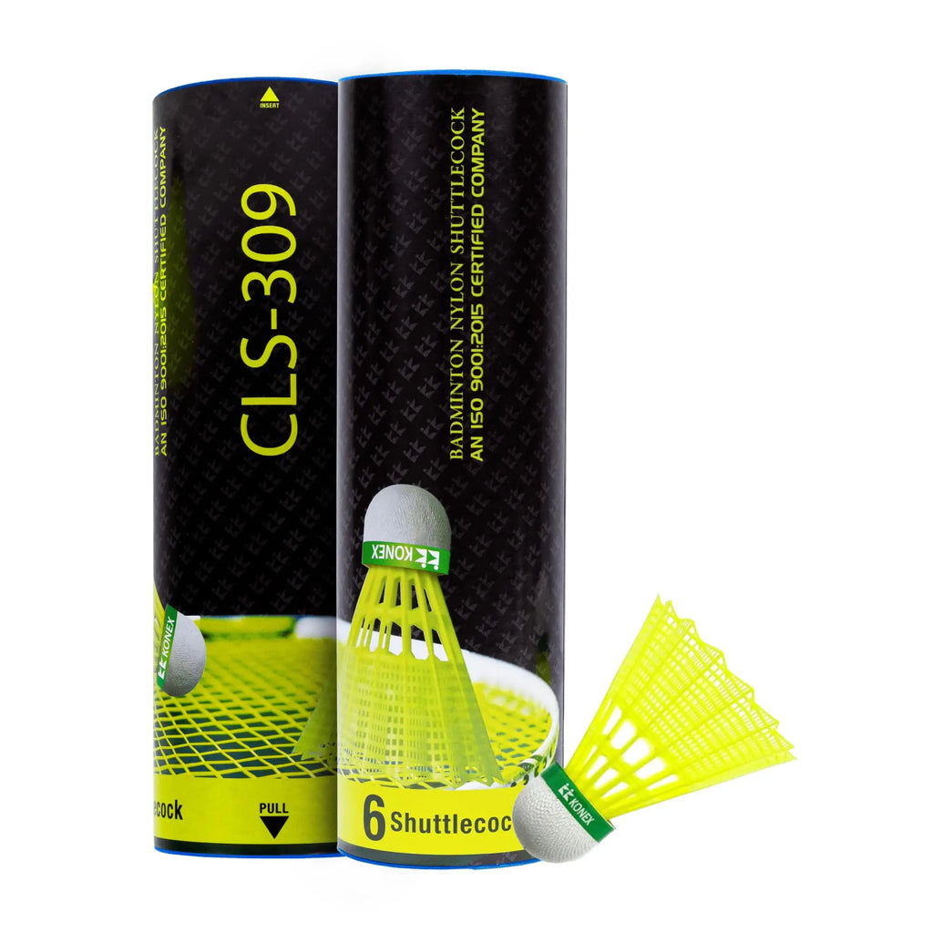 Konex Badminton Shuttlecock (12 Pcs) | Durable Premium Nylon Build with Lightweight Design | Fast, Stable & Steady Flight | Perfect for Indoor & Outdoor Games - Yellow DeviStore