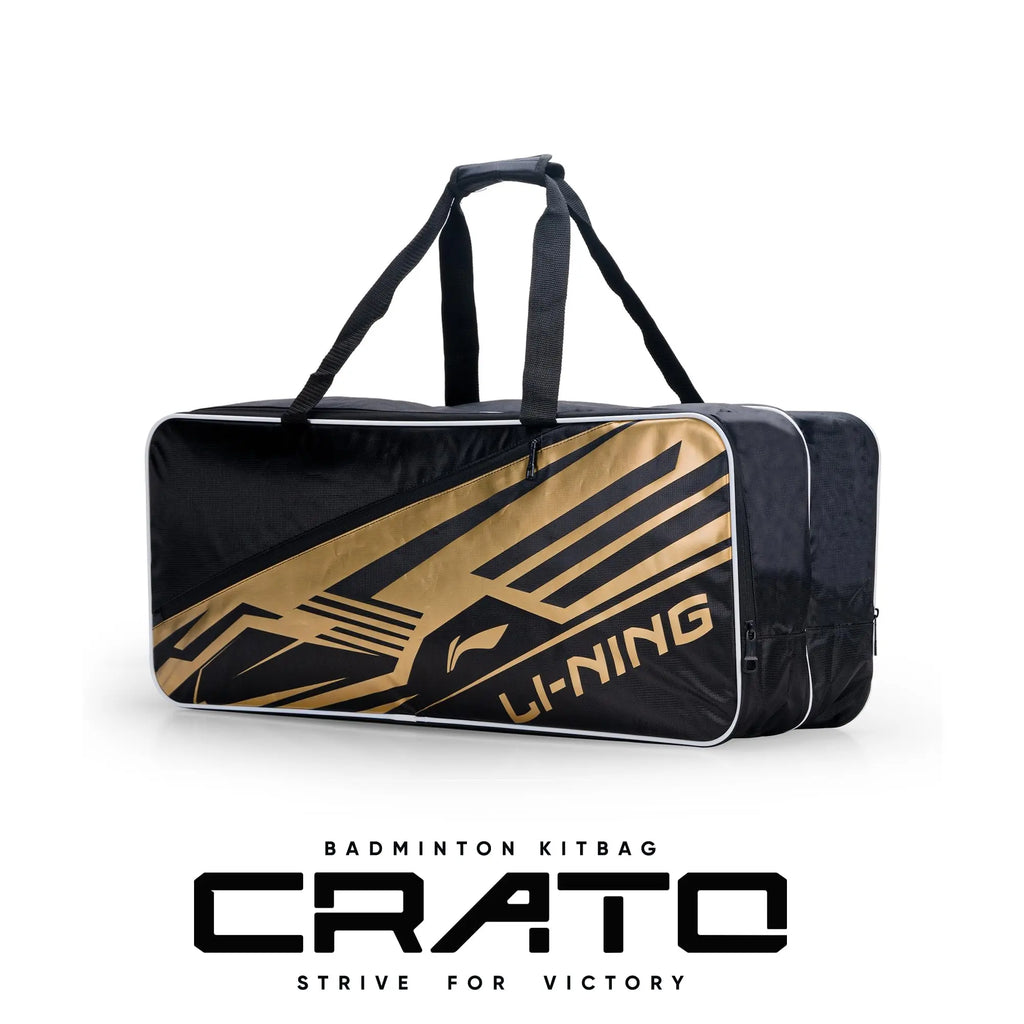 Li-Ning Crato Triple Zipper Polyester Badminton Kit Bag DeviStore