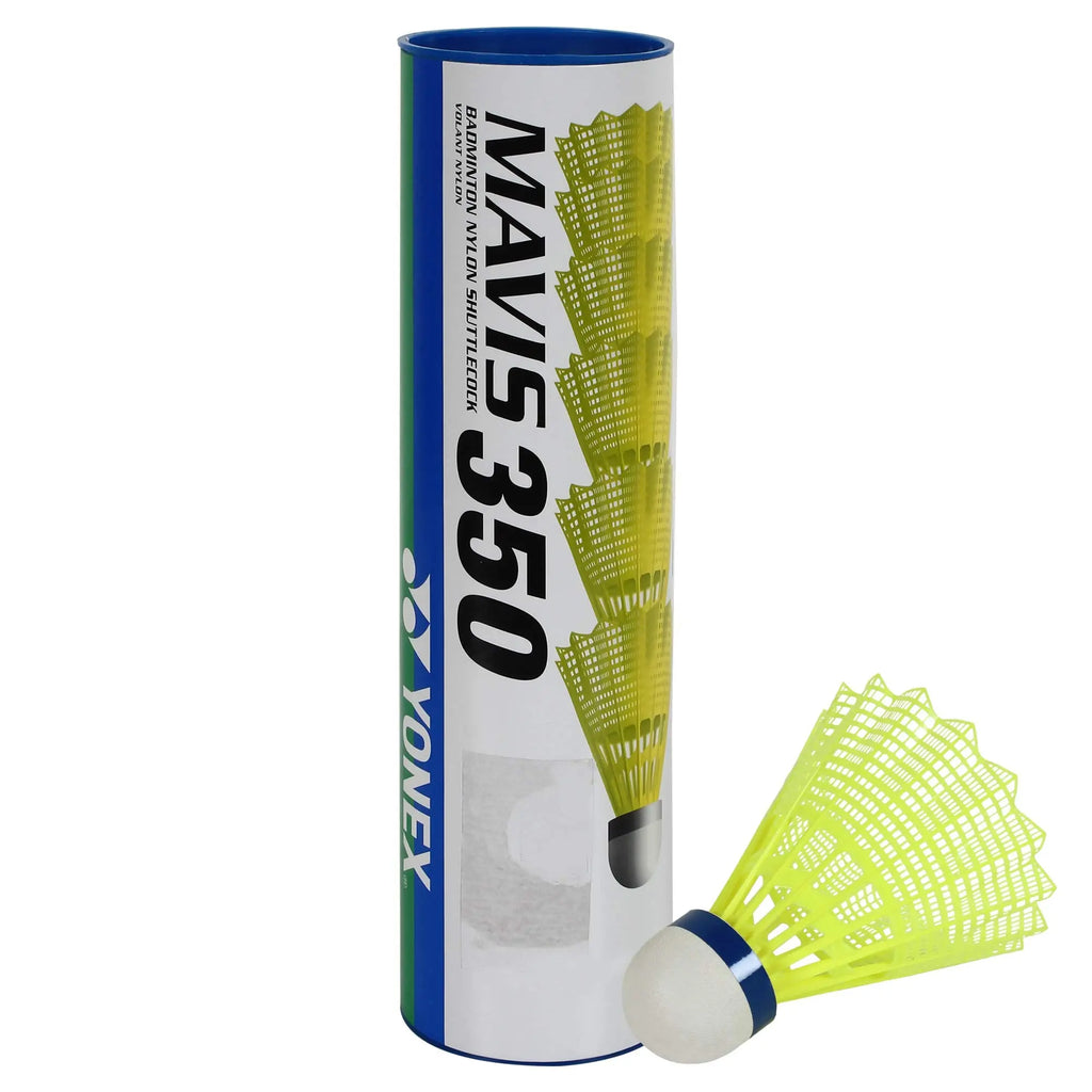 Yonex Mavis 350 Green Cap Nylon Shuttlecock (Yellow) DeviStore