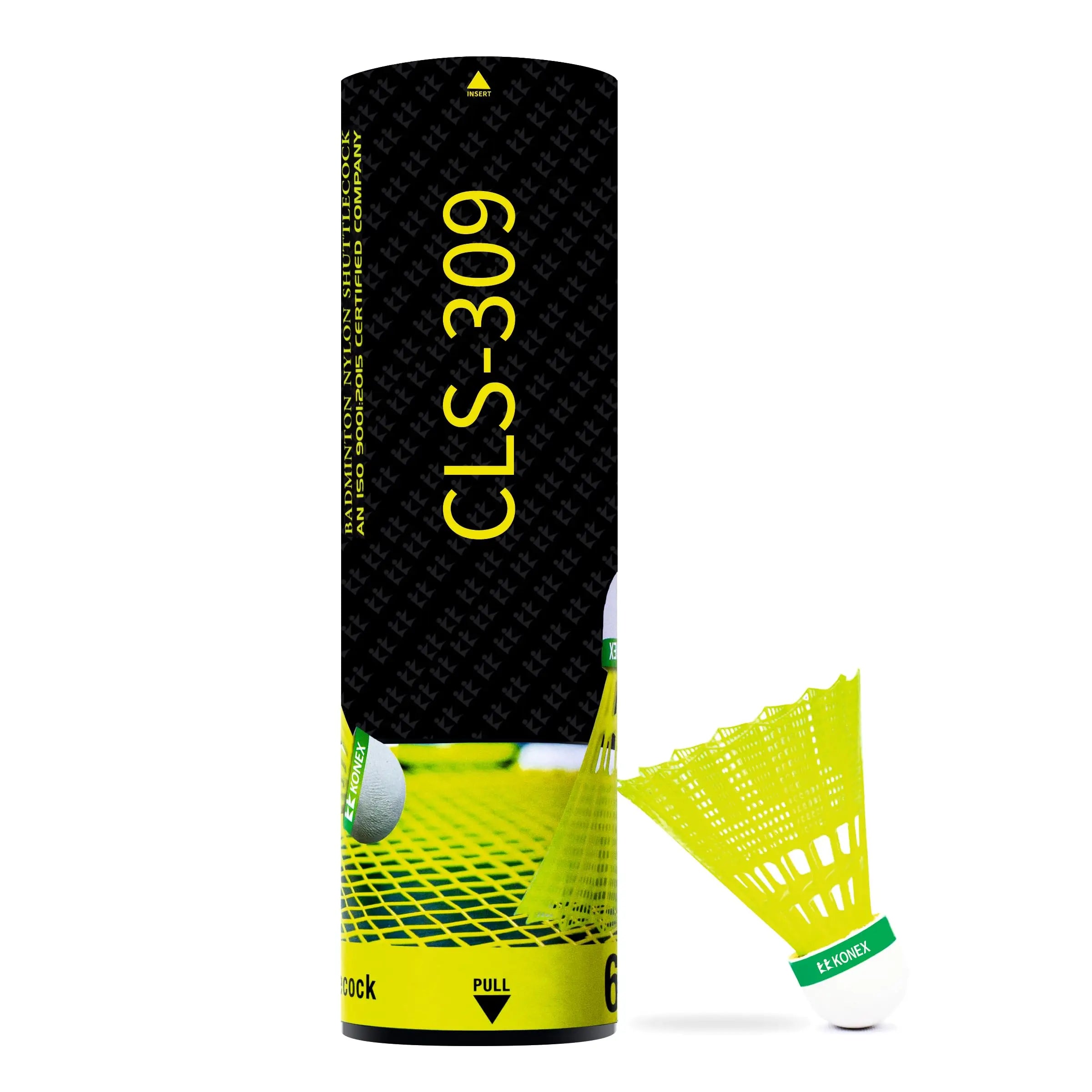 Konex Badminton Shuttlecock (12 Pcs) | Durable Premium Nylon Build with Lightweight Design | Fast, Stable & Steady Flight | Perfect for Indoor & Outdoor Games - Yellow DeviStore