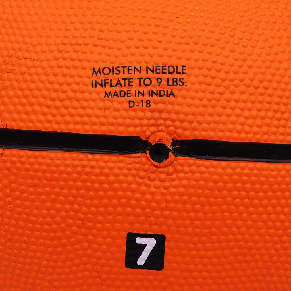 Cosco Nylon Dribble Rubber Basket Ball (Size - 7, Orange)