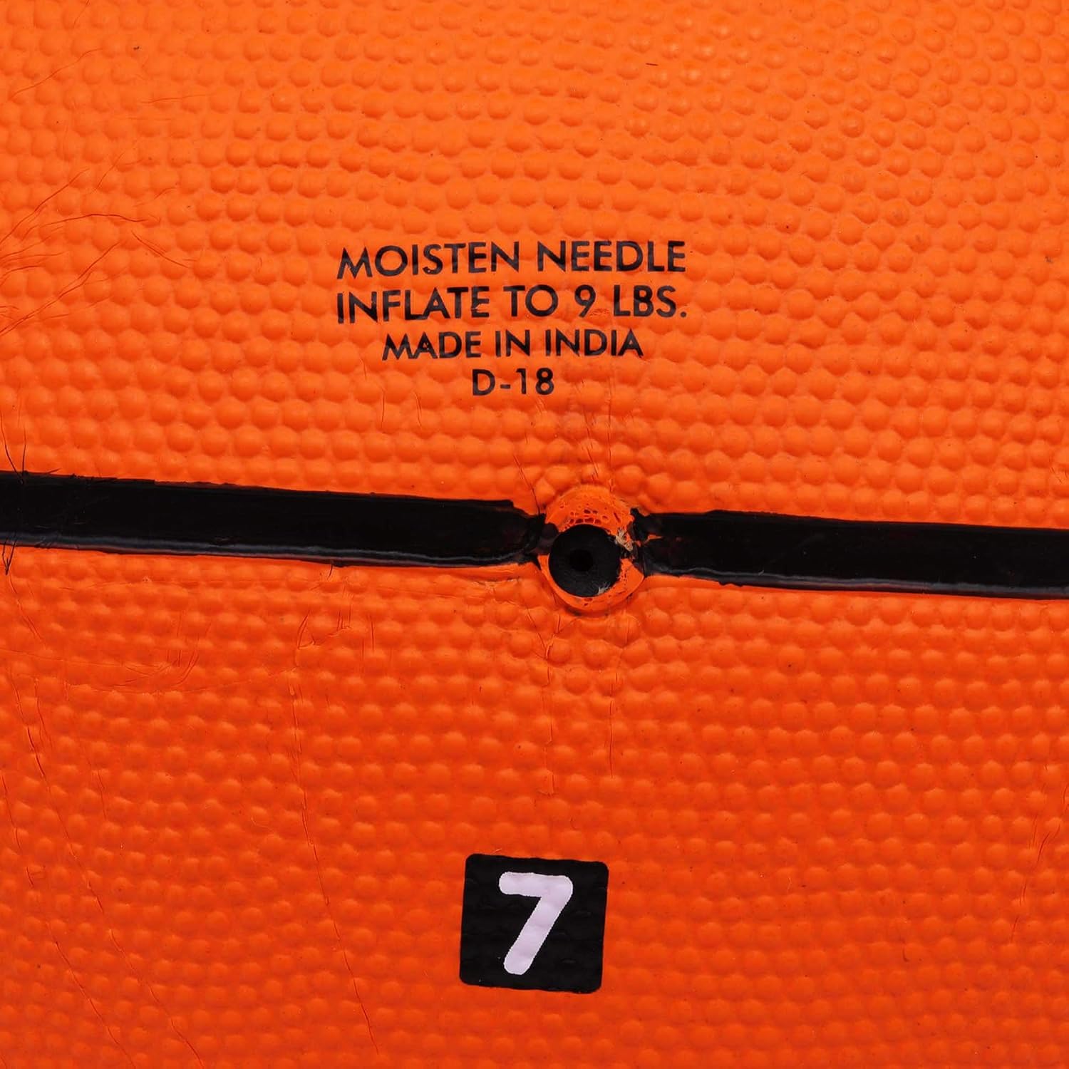 Cosco Nylon Dribble Rubber Basket Ball (Size - 7, Orange)