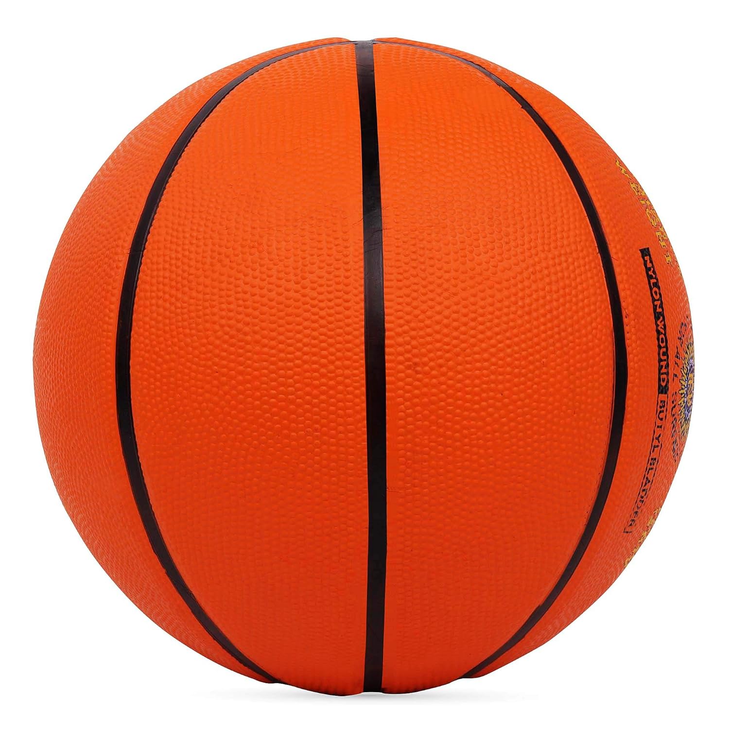 Cosco Nylon Dribble Rubber Basket Ball (Size - 7, Orange)