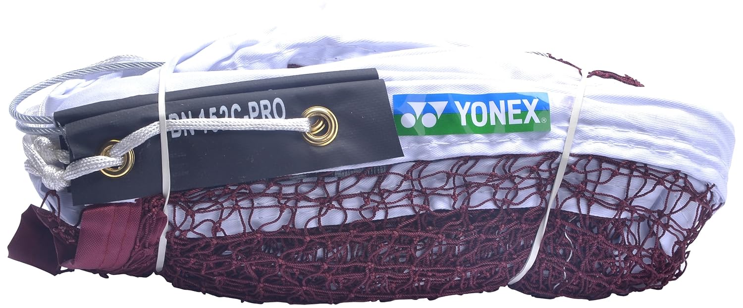 Yonex BN152C Pro Badminton Net (Maroon)