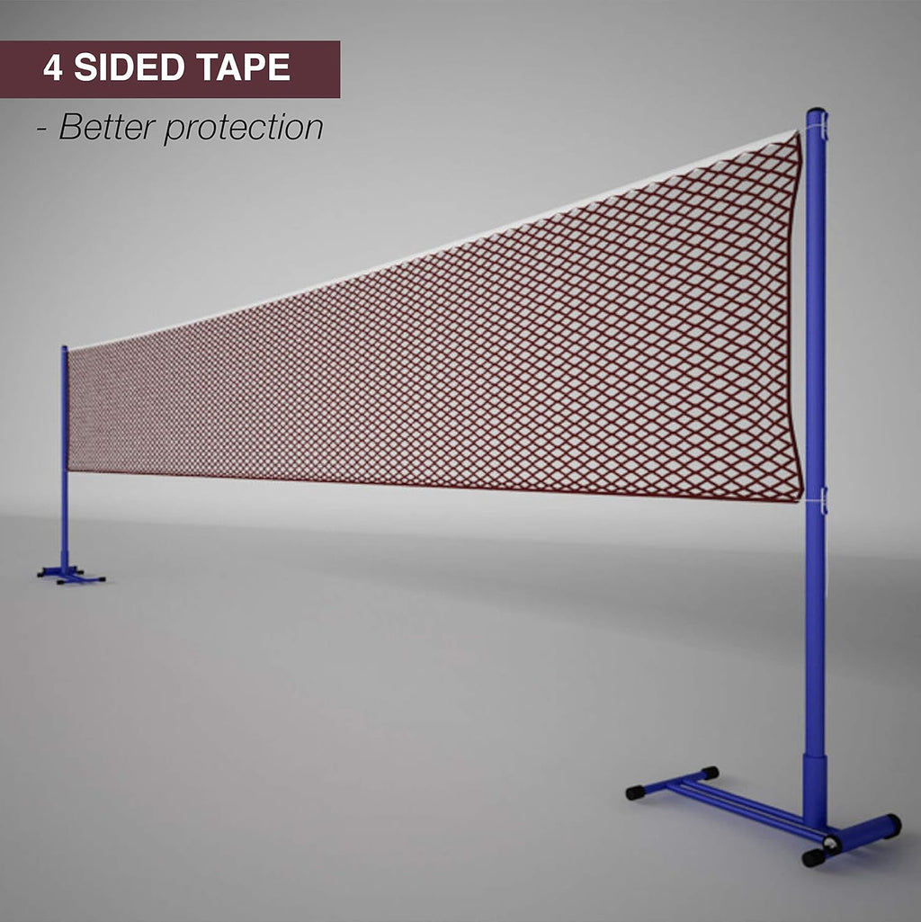 COSCO Badminton Net NYLON Brown, 4 Side Tape