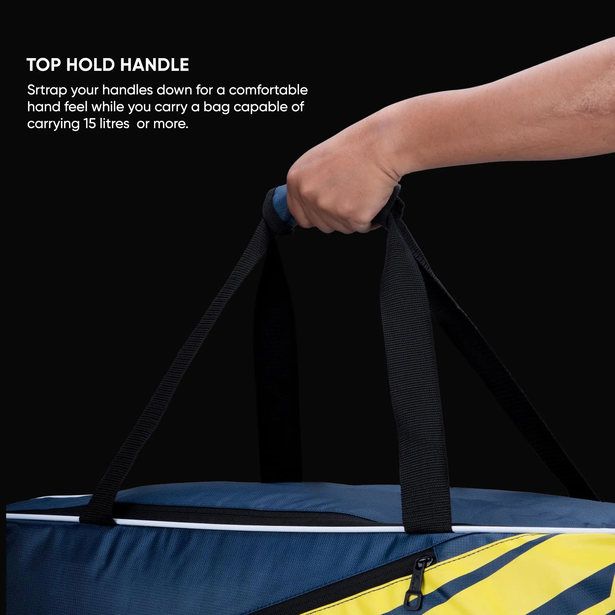 Li-Ning Crato Triple Zipper Polyester Badminton Kit Bag DeviStore